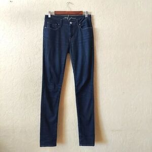Mavi Jeans Women's Alexa Skinny Dark Wash Mid Rise Sz 27 × 34